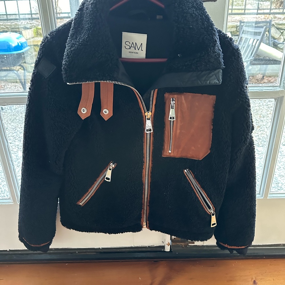 SAM. Fleece Bomber Jacket XS
